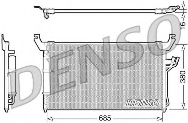 Конденсатор кондиционера DENSO DCN46013