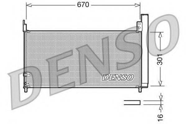 Конденсатор, кондиціонер DENSO DCN50037