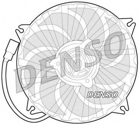 Вентилятор системы охлаждения двигателя DENSO DER07007