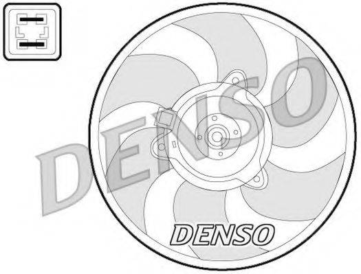 Вентилятор системы охлаждения двигателя DENSO DER07008