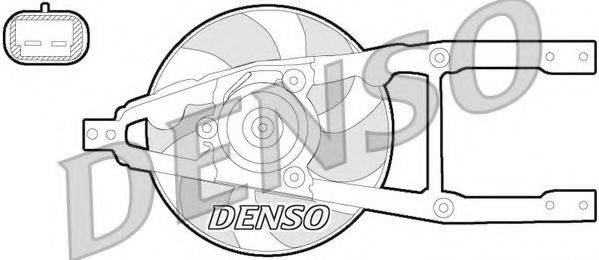 Вентилятор системы охлаждения двигателя DENSO DER09055