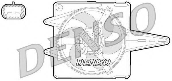 Вентилятор системы охлаждения двигателя DENSO DER09056