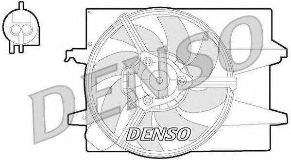 Вентилятор системы охлаждения двигателя DENSO DER10004