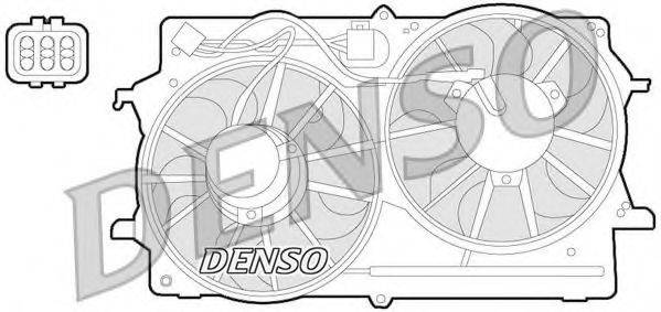 Вентилятор системы охлаждения двигателя DENSO DER10007