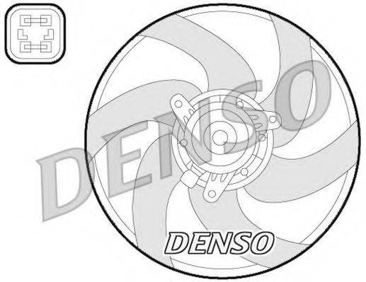 Вентилятор системы охлаждения двигателя DENSO DER21022