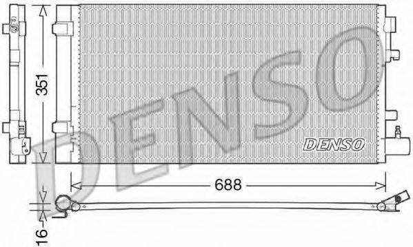 Конденсатор, кондиціонер DENSO DCN23031