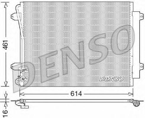 Конденсатор кондиционера DENSO DCN32011
