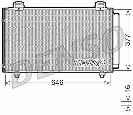 Конденсатор кондиционера DENSO DCN50043