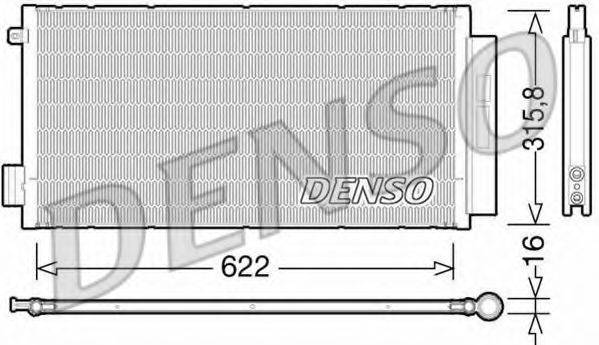 Конденсатор кондиционера DENSO DCN09044