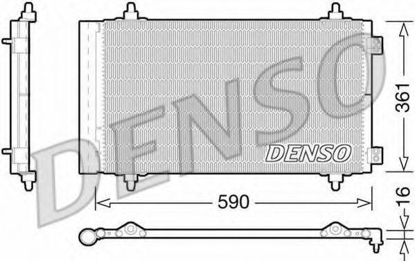 Конденсатор кондиционера DENSO DCN21018