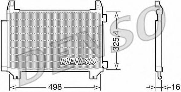 Конденсатор кондиционера DENSO DCN50028
