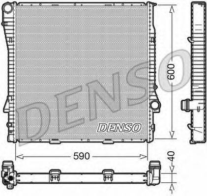 Радиатор охлаждения двигателя DENSO DRM05112