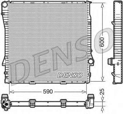 Радиатор охлаждения двигателя DENSO DRM05113
