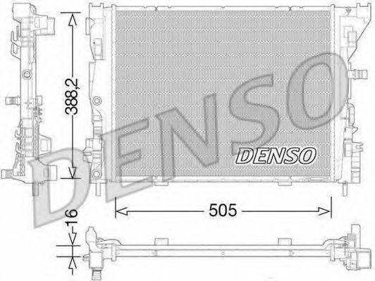 Радиатор охлаждения двигателя DENSO DRM23035