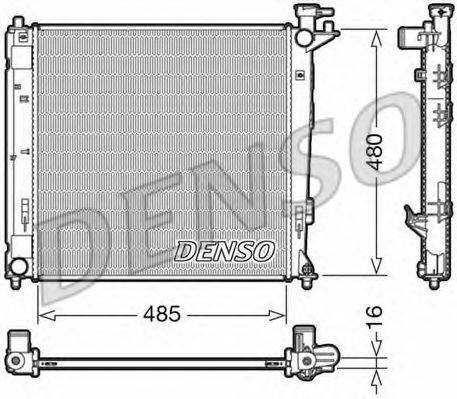 Радиатор охлаждения двигателя DENSO DRM41008