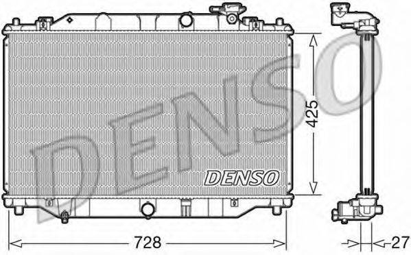Радиатор охлаждения двигателя DENSO DRM44040