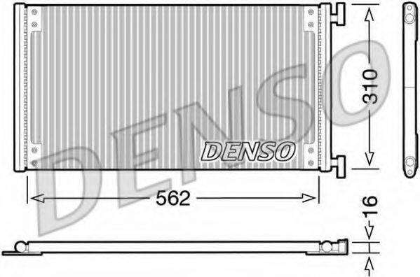 Конденсатор кондиционера DENSO DCN09040