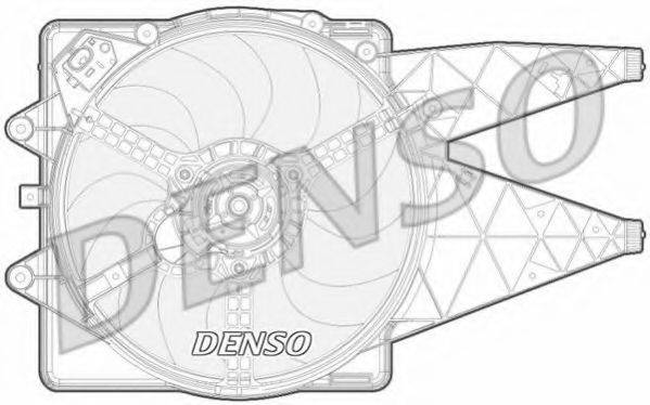Вентилятор системы охлаждения двигателя DENSO DER09092