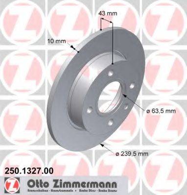 Тормозной диск ZIMMERMANN 250.1327.00