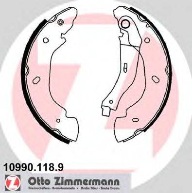 ZIMMERMANN 109901189 Комплект гальмівних колодок