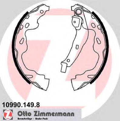 Тормозные колодки барабанные ZIMMERMANN 10990.149.8