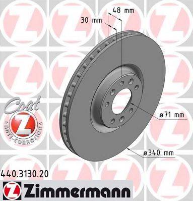 Тормозной диск ZIMMERMANN 440.3130.20