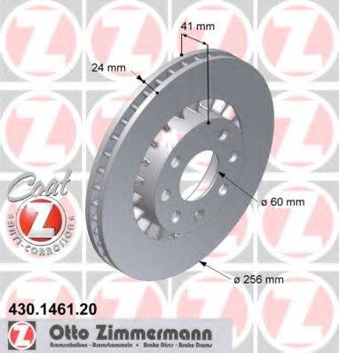 Тормозной диск ZIMMERMANN 430.1461.20