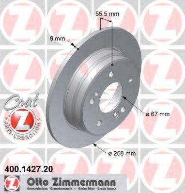 Тормозной диск ZIMMERMANN 400.1427.20