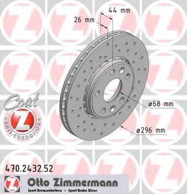 ZIMMERMANN 470243252 Тормозной диск