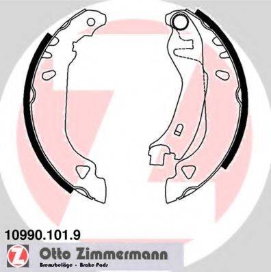 Комплект гальмівних колодок ZIMMERMANN 10990.101.9
