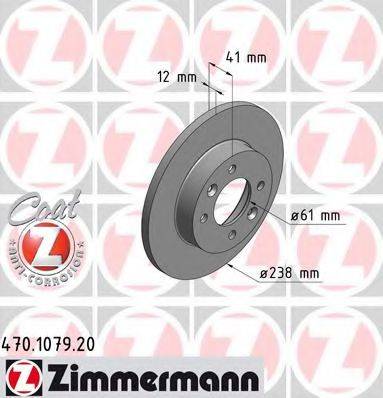 ZIMMERMANN 470107920 Тормозной диск