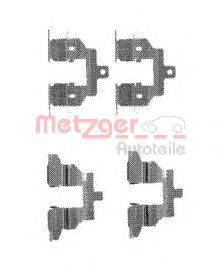 Комплектующие, колодки дискового тормоза METZGER 109-1737