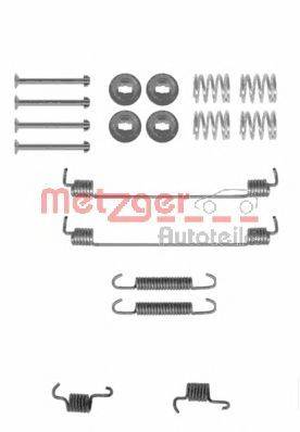 Комплектующие, тормозная колодка METZGER 105-0777