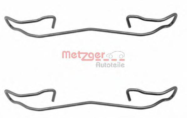 Комплектующие, колодки дискового тормоза METZGER 109-1187