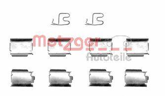 Комплектующие, колодки дискового тормоза METZGER 109-1246