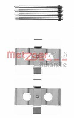 Комплектуючі, колодки дискового гальма METZGER 109-1635