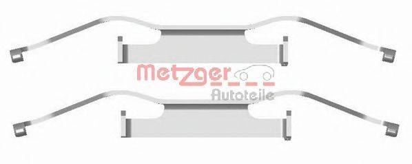 Комплектуючі, колодки дискового гальма METZGER 109-1680