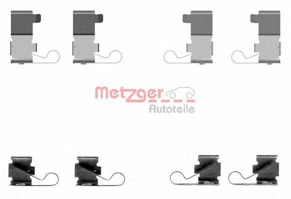 Комплектующие, колодки дискового тормоза METZGER 109-1699