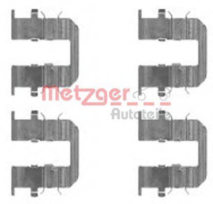 Комплектуючі, колодки дискового гальма METZGER 109-1746