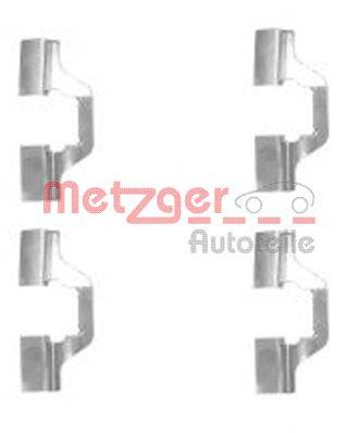Комплектующие, колодки дискового тормоза METZGER 109-1749