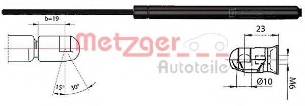 METZGER 2110536 Амортизатор багажника