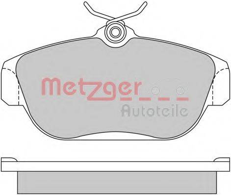 Тормозные колодки METZGER 1170018